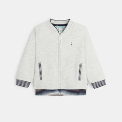 جاكيت سحاب من الصوف الناعم